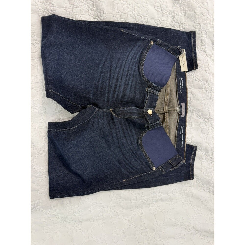 New DL 1961 Florence Skinny Maternity Instasculpt Ankle Jeans willoughby Size 31